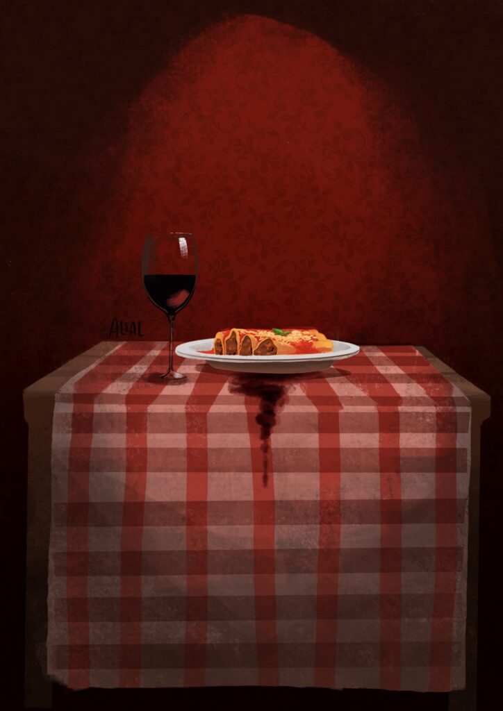 Ilustración para la novela "El padrino", de Mario Puzo.